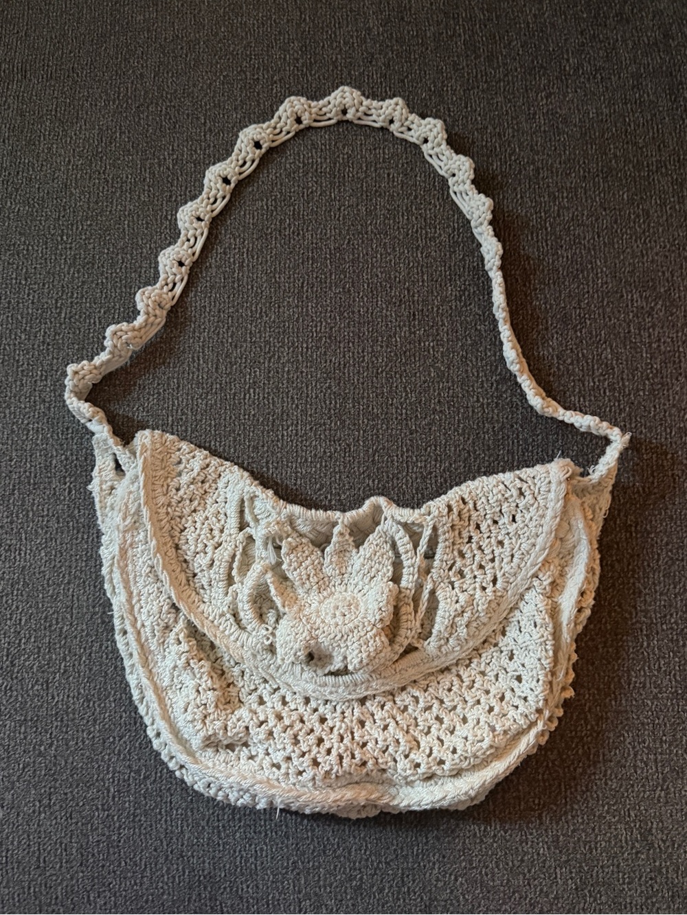 ZARA MACRAME SHOULDER BAG - Picture 2 of 4